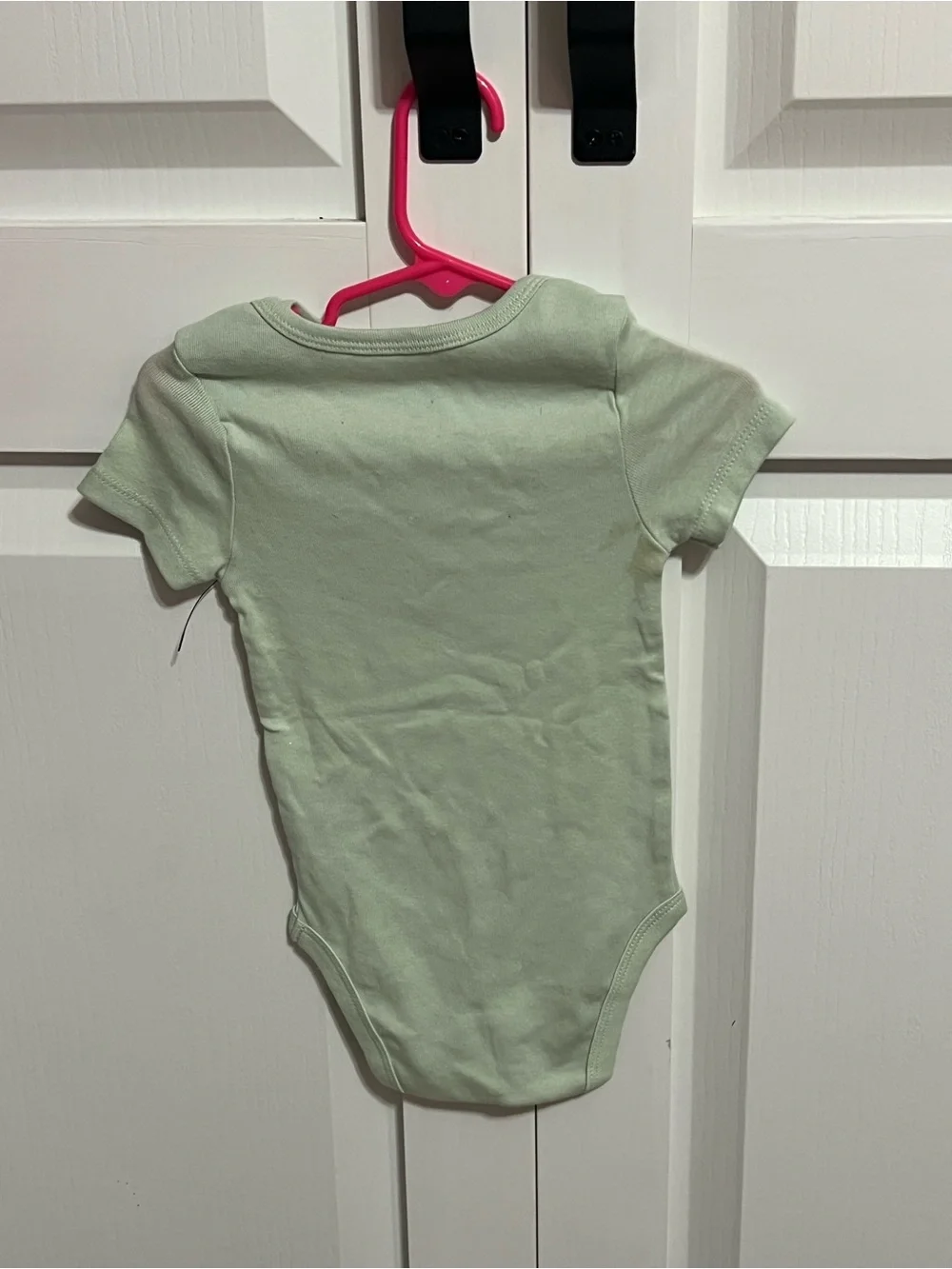 cloud island Mint Short-Sleeve Baby One-Piece